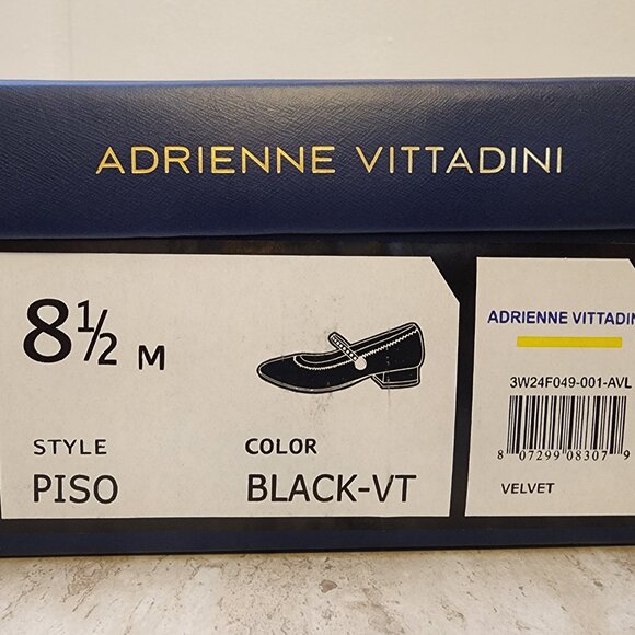 Piso Mary Jane Flat velvet - B020 - Picture 10 of 11